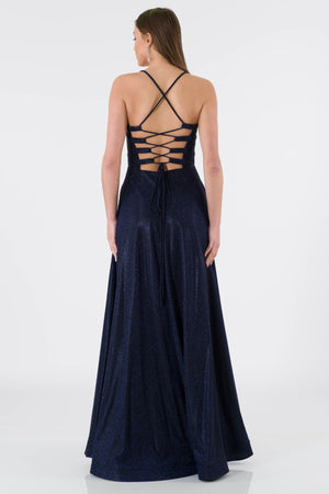 Colmar Navy Blue Evening Dress