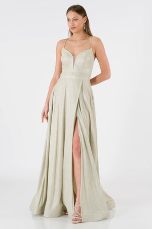 Colmar Gold evening dress dress