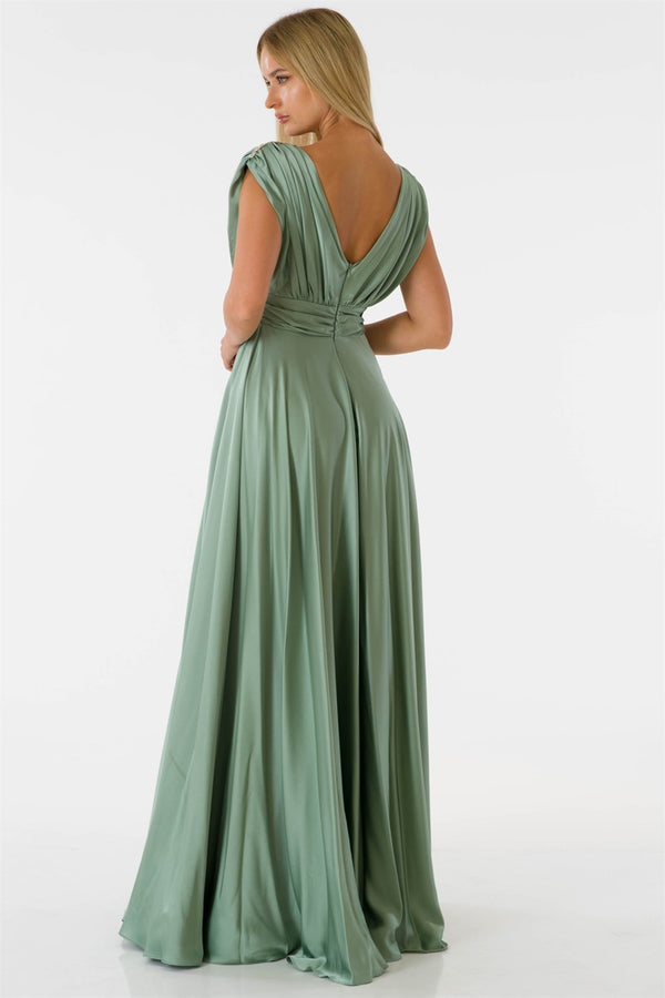 Deren Princess Mint Evening Dress