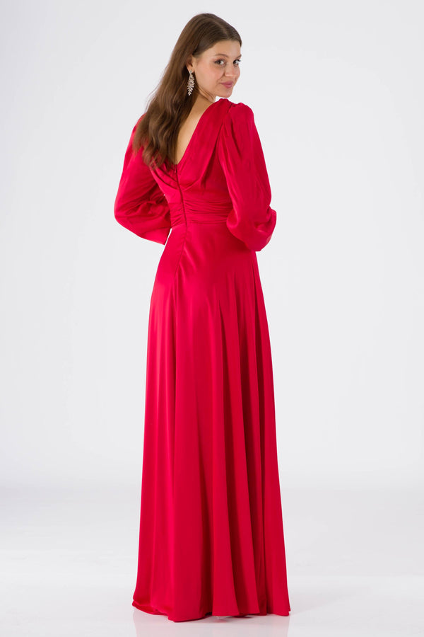 Dionne Red Evening Dress