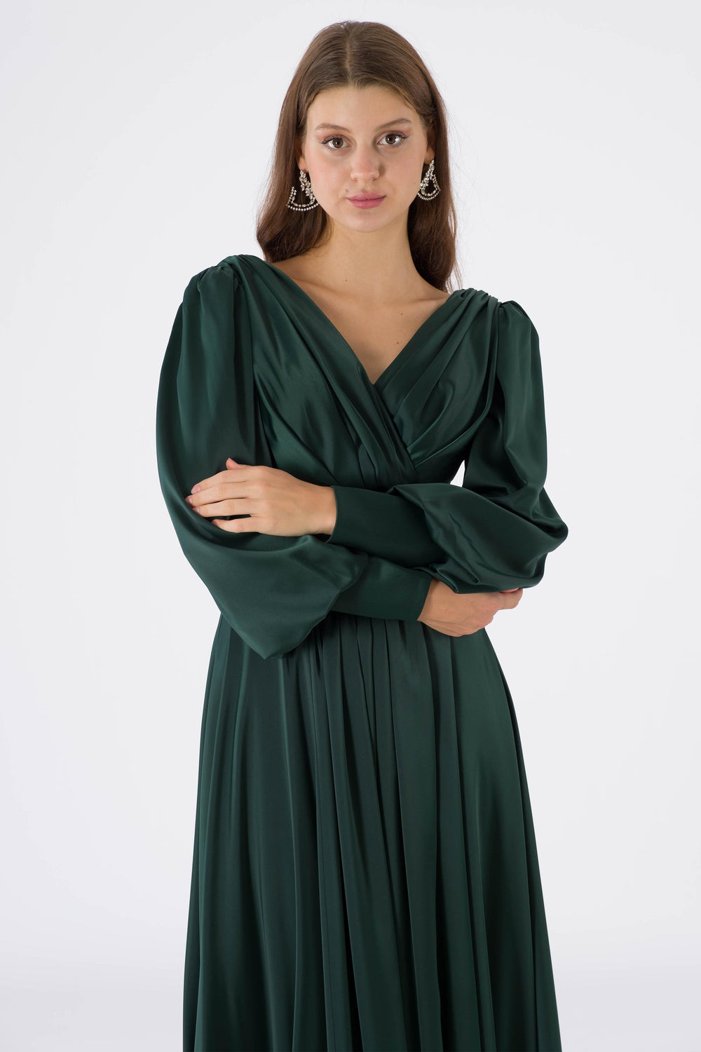 Dionne Emerald Evening Dress