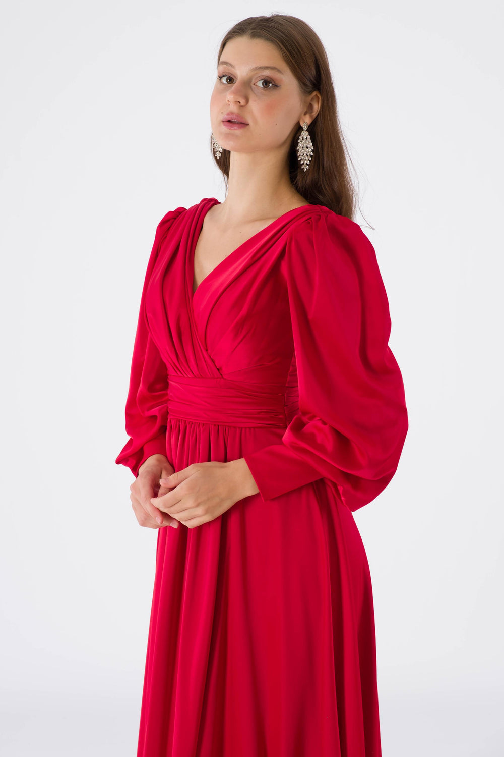 Dionne Red Evening Dress