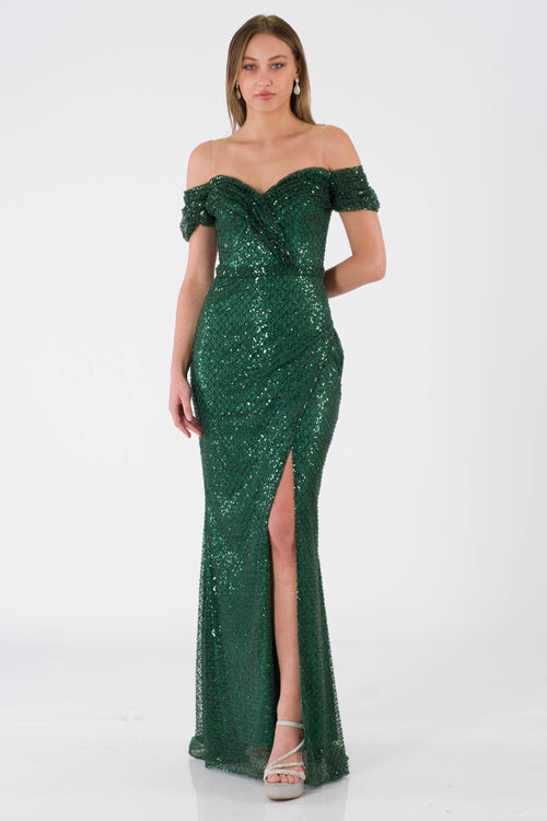 Eira Emerald Evening Dress Dress