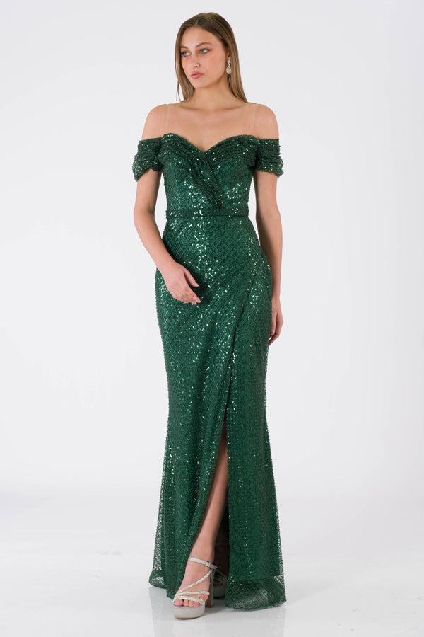 Eira Emerald Evening Dress Dress