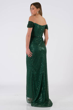 Eira Emerald Evening Dress Dress