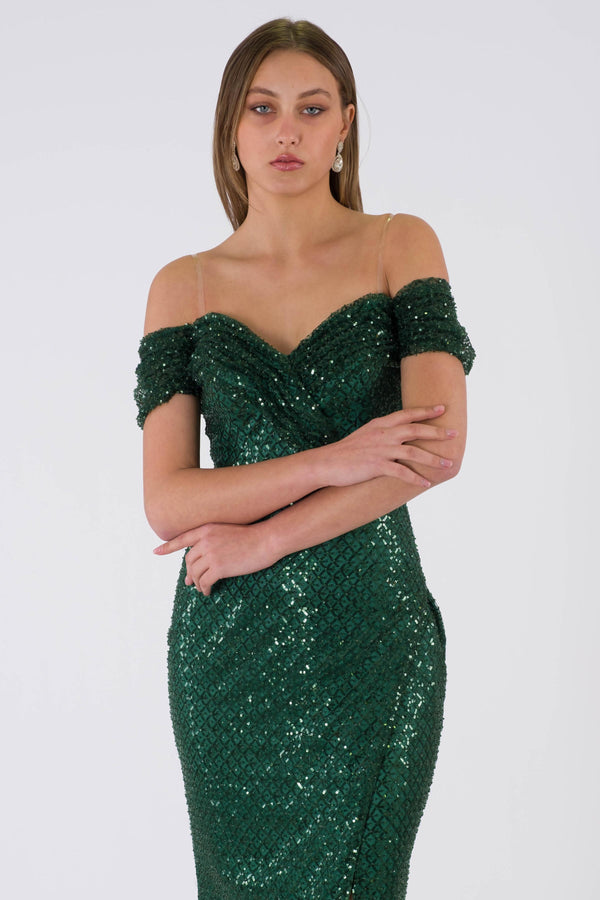 Eira Emerald Evening Dress Dress