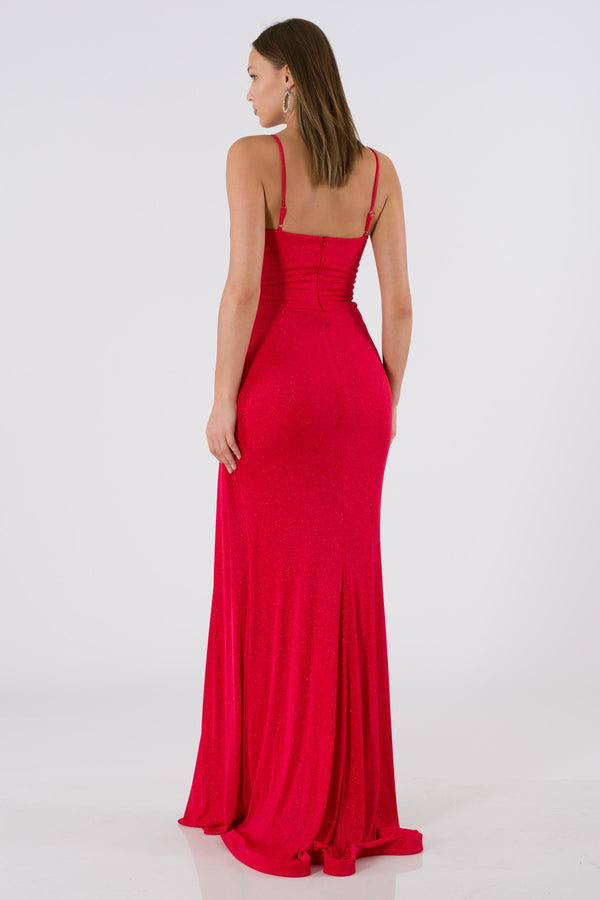 Entremont Red Evening Dress