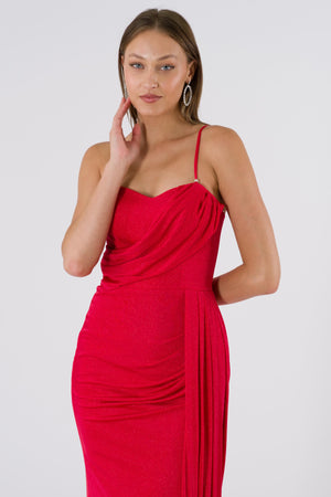 Entremont Red Evening Dress