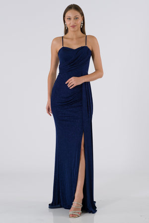 Entremont Navy blue evening dress dress