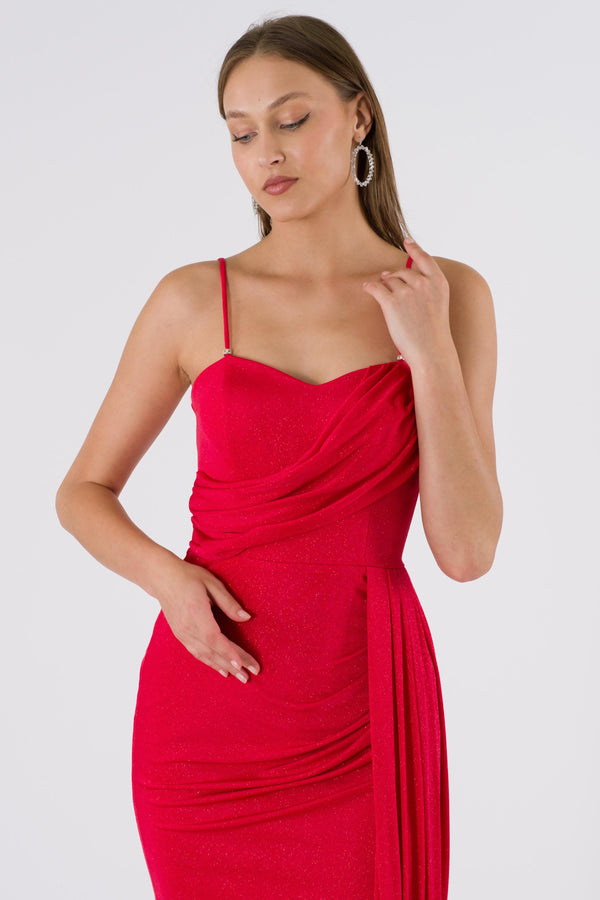 Entremont Red Evening Dress