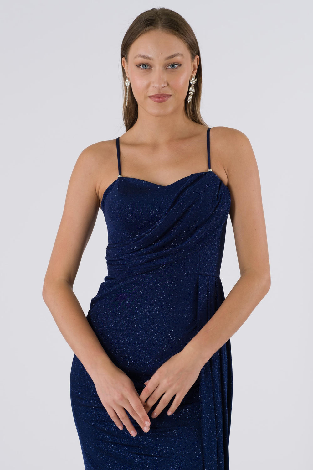 Entremont Navy Blue Evening Dress Dress