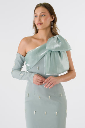 Ethora Mint Evening Dress