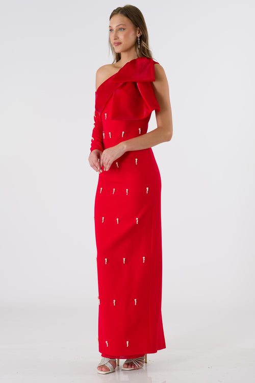 Ethora Red Evening Dress