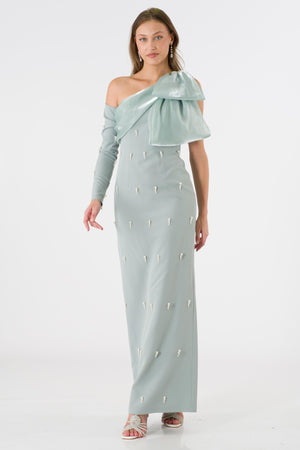 Ethora Mint Evening Dress