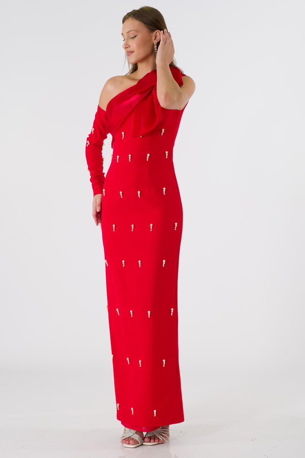 Ethora Red Evening Dress