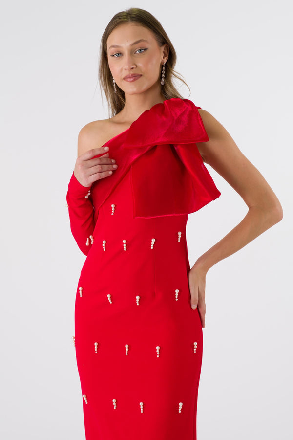 Ethora Red Evening Dress