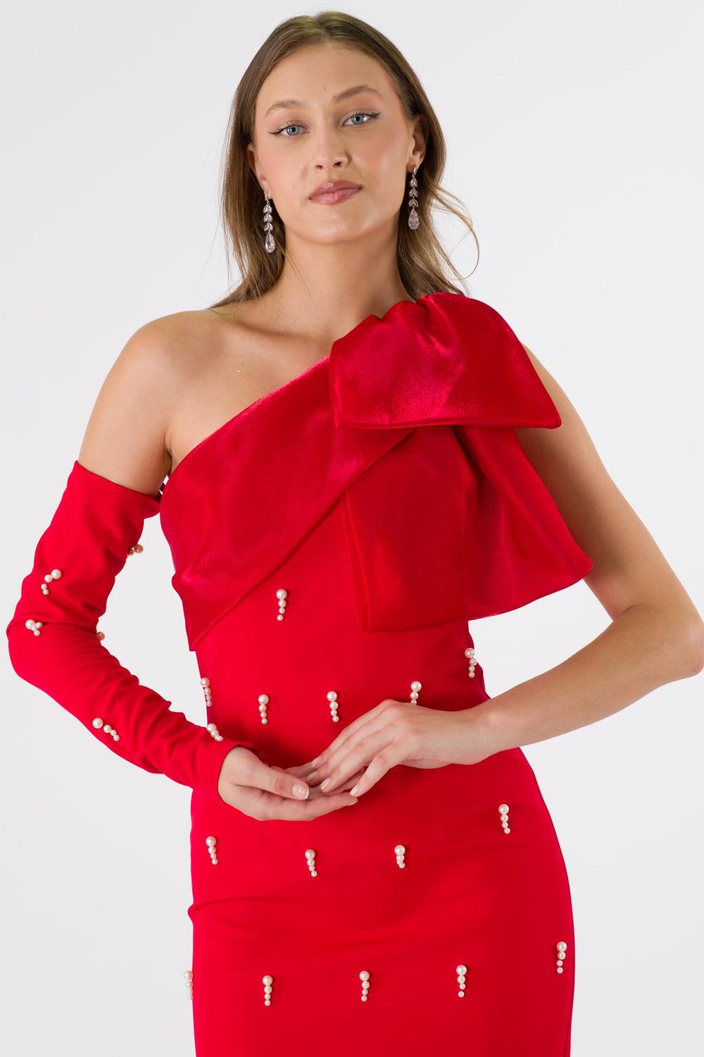 Ethora Red Evening Dress