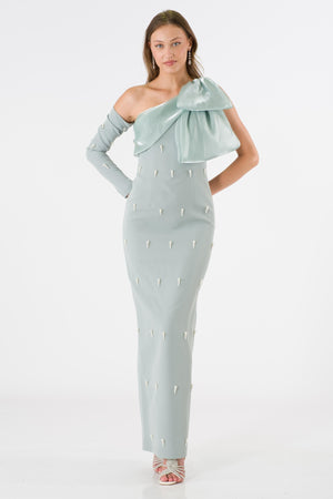 Ethora Mint Evening Dress