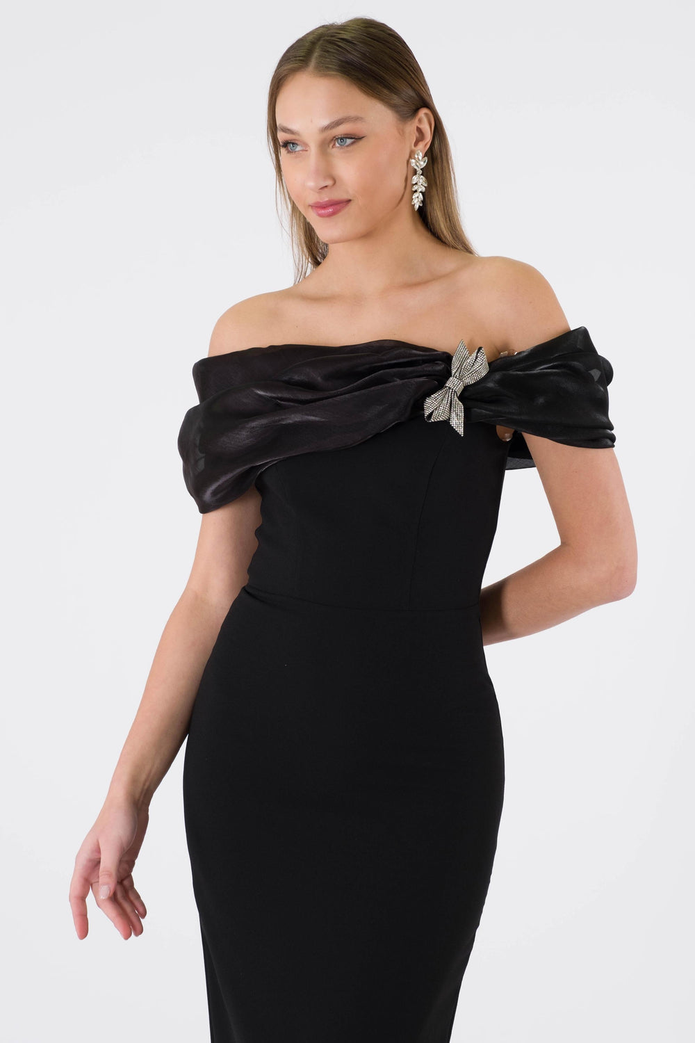 FRIBourG Black Evening Dress