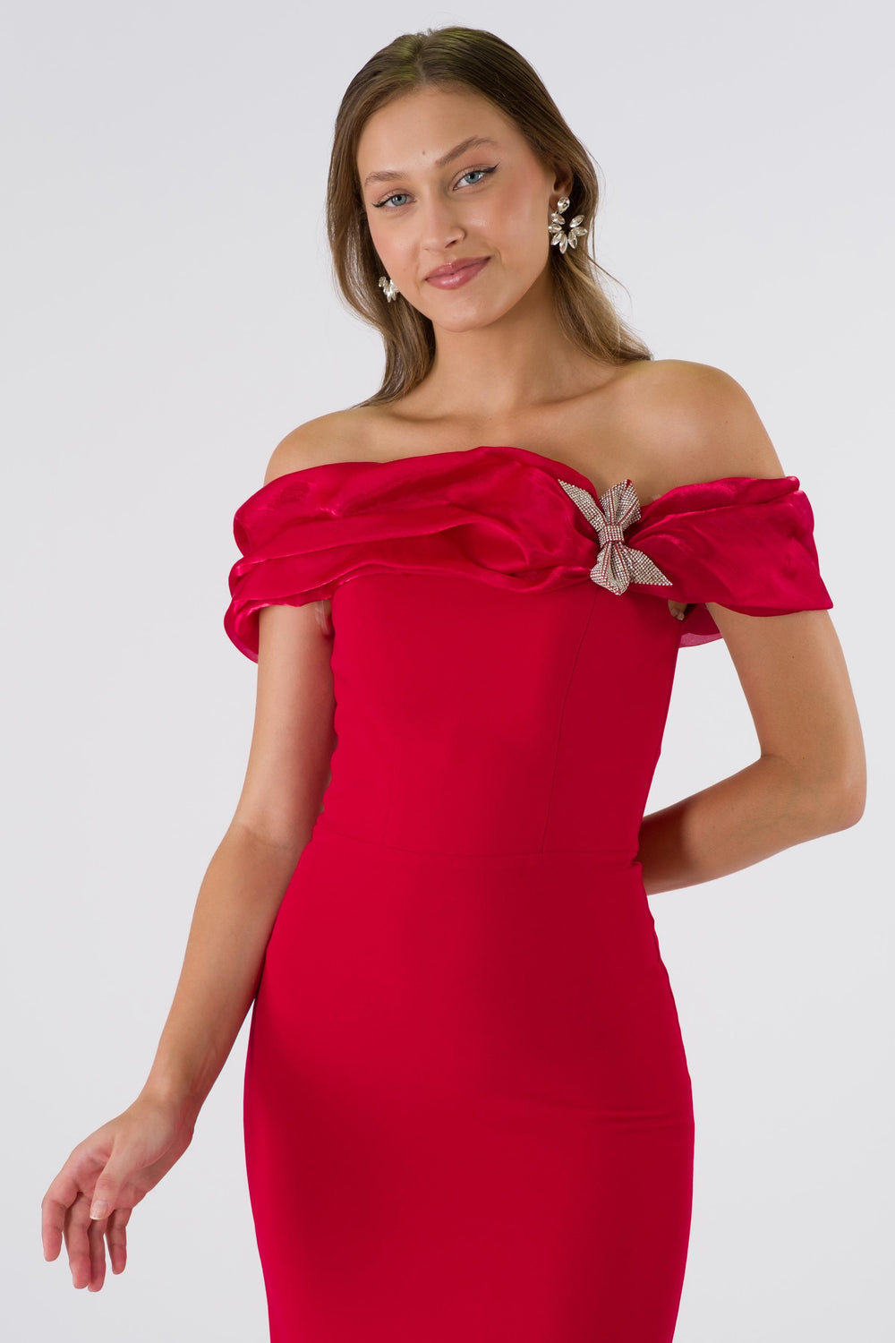 FRIBourG Red Evening Dress