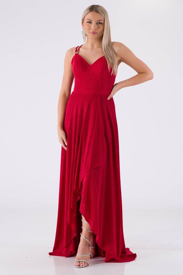 Gamoo Red Evening Dress