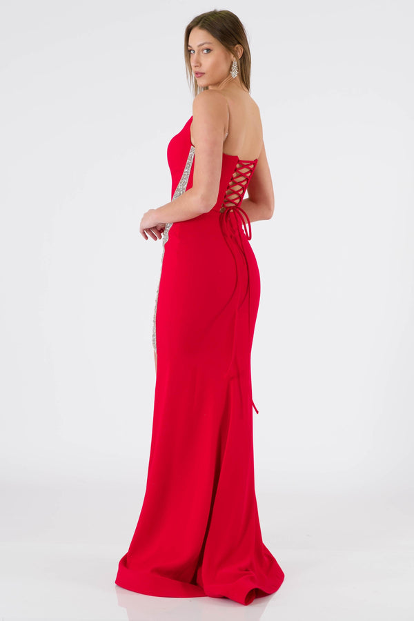 Gent Red Evening Dress