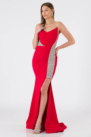 Gent Red Evening Dress