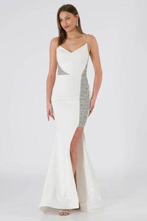 Gent Ecru Evening Dress