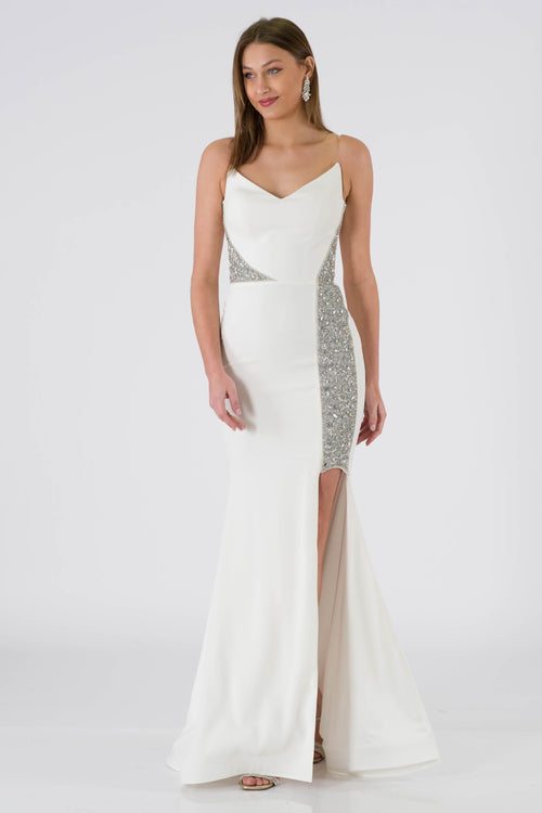 Gent Ecru Evening Dress