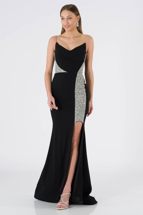 Gent black evening dress dress