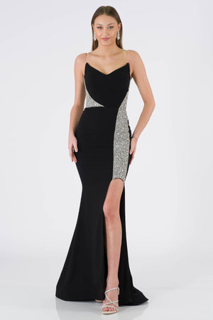 Gent black evening dress dress