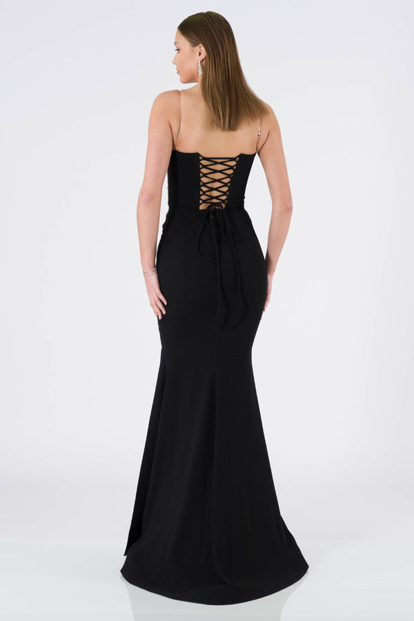 Gent black evening dress dress