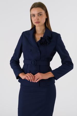 Hutiki Navy blue office set