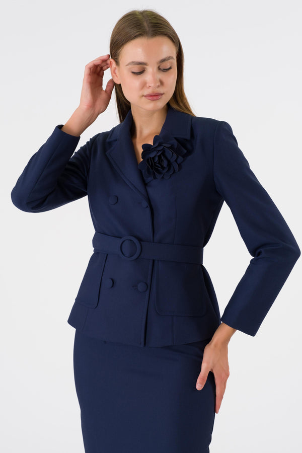 Hutiki Navy Blue Office Set