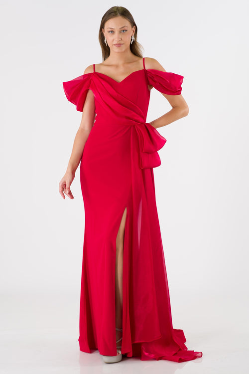 Laufen Red Evening Dress