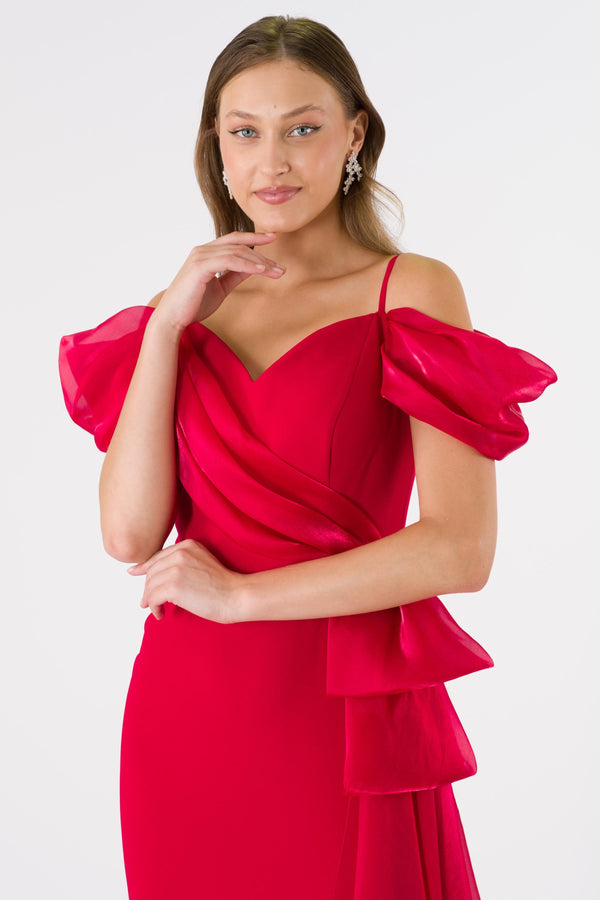 Laufen Red Evening Dress