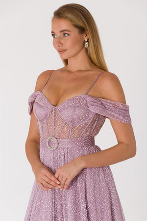 Mahur Lavender Dress Dress