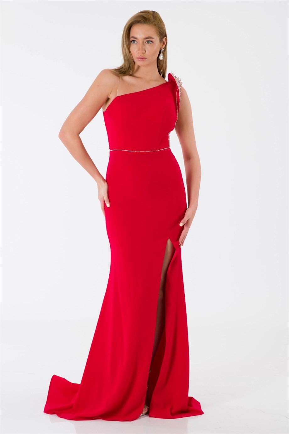 Nadia Red Evening Dress