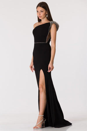 Nadia Black Evening Dress