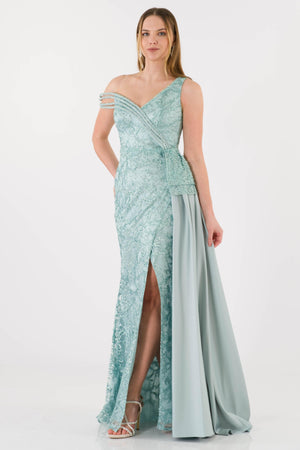 Nora Mint Evening Dress