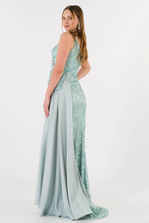 Nora Mint Evening Dress