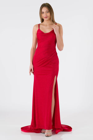 Odettela Red Evening Dress