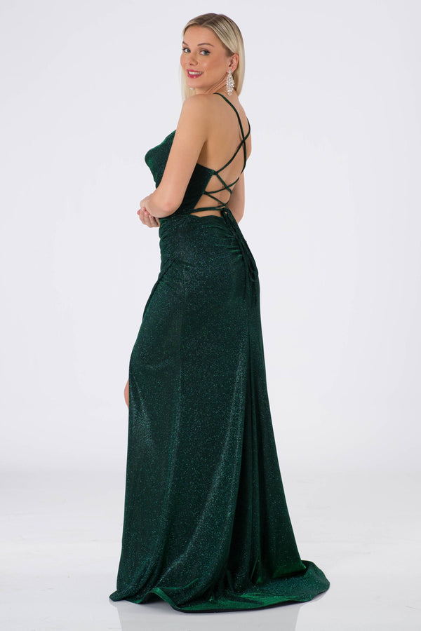 Ome Emerald Evening Dress