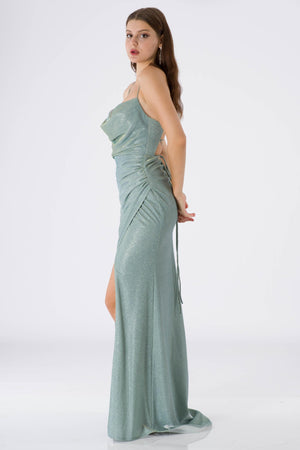 Ome Mint Evening Dress