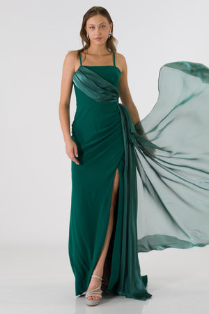 Oviedo Emerald Evening Dress