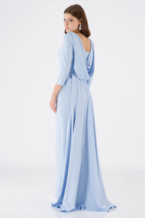 Padova Blue Evening Dress