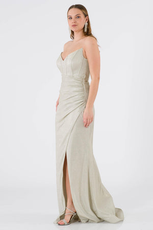 Palencia Gold evening dress dress