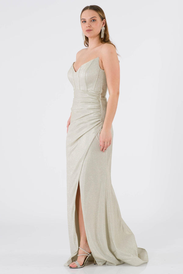 Palencia Gold evening dress dress