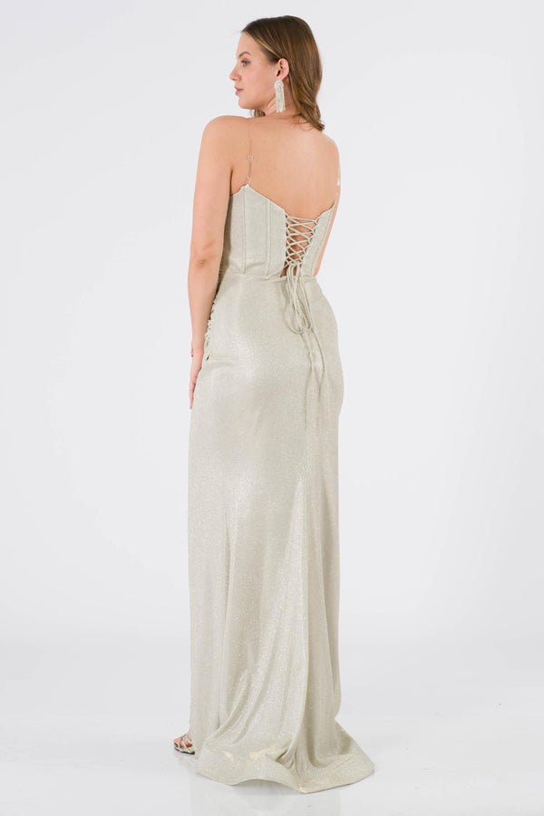 Palencia Gold evening dress dress