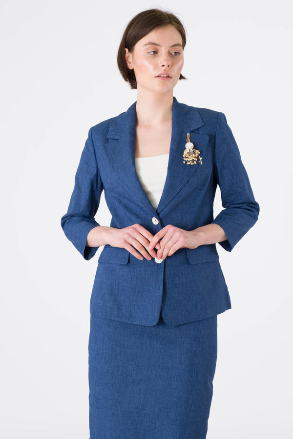 Pallisa Navy Blue Office Set